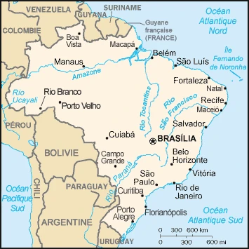 carte brésil
